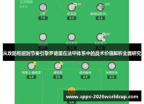 从攻防枢纽到节奏引擎罗德里在法甲体系中的战术价值解析全面研究